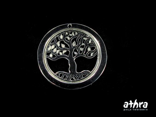 www_athra_pl_OR1659/R zawieszka laserowo wycinana drzewo życia rodowana