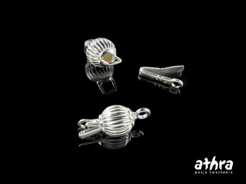 www_athra_pl_CH0787/8 srebrne zapięcie szufladkowe do korali