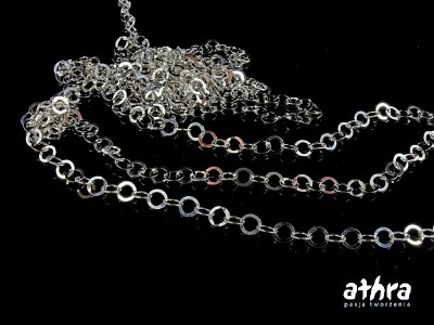 Łańcuszek, kółeczka płaskie, CATB23