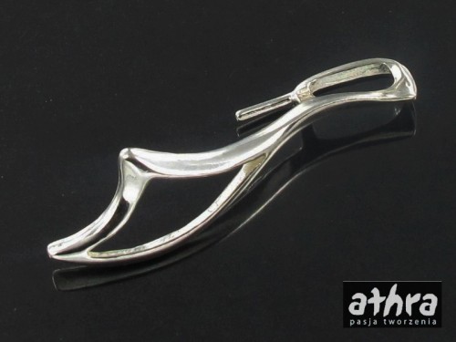 półfabrykat srebrny zawieszka z bolcem  srebro ag 925