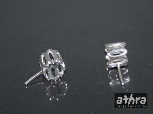 www_athra_pl_RB63 Rurka ozdobna z bolcem na rzemień lub kauczuk 6 mm