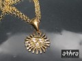 www_athra_pl_SUN28D przywieszka srebrna pozłacana słońce