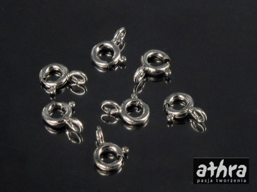 www_athra_pl_zapięcie srebrne oksydowane, federing 7 mm próba ag 925