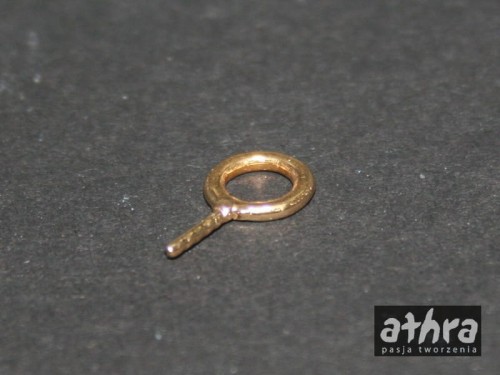 www_athra_pl_HACZYK2/D zawieszka do wisiora haczyk z gwintem pozłacana
