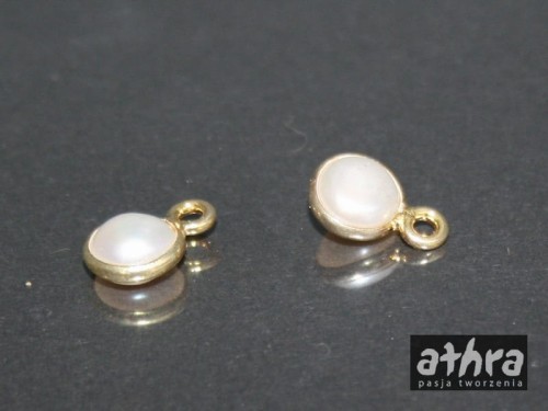 www_athra_pl_PERLA/D zawieszka srebrne pozłacana 6mm