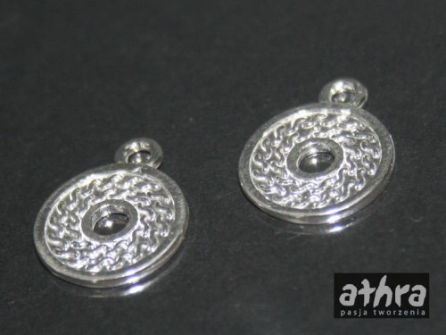 www_athra_pl_ZL112 zawieszka srebrna rozetka