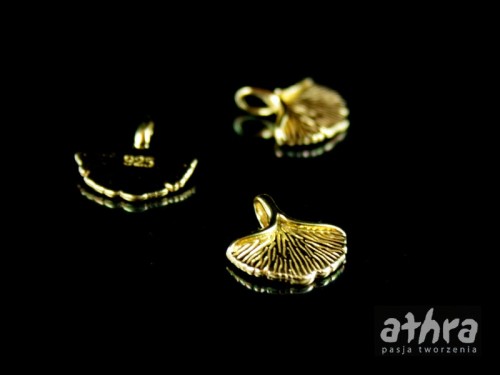 www_athra_pl_zawieszka_liść miłorzębu_ZL015_pozłacana