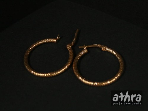 www_athra_pl_ROUND30D/D koła 30mm z drutu diamentowanego srebrne pozłacane