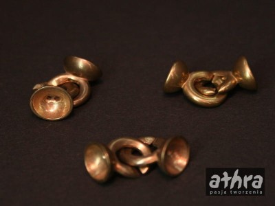 Zapięcie z mosiądzu, krzyżowe duże, ZAP1235/M