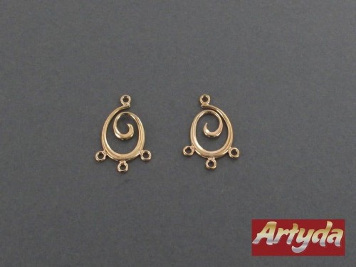 www_athra_pl_baza do kolczyków z mosiądzu BK44/M