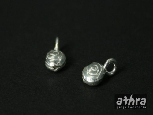 www_athra_pl_ ZL012 zawieszka srebrna ślimak ZLO12