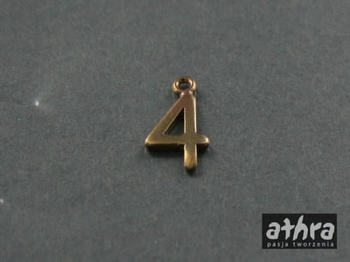 www_athra_pl_półfabrykat z mosiądzu cyferka CYF4/M