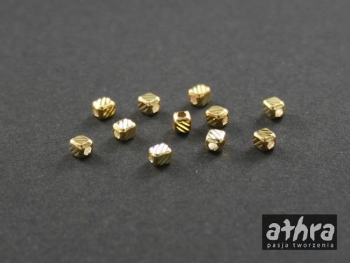www_athra_pl_BCU30/D kostka pozłacana, dmuchana, nacinana 3 mm