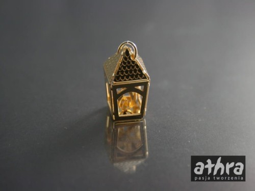 www_athra_pl_LAMPION/D  wisior 3D z laserowo wycinanym płomieniem