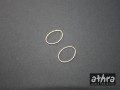 www_athra_pl_SL1293/OV owal srebrny pozłacany z drutu diamentowanego jako element kolczyka bransoletki lub zapięcia