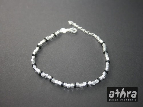www_athra_pl_BFR866/100  bransoletka srebrna męska z przedłużką