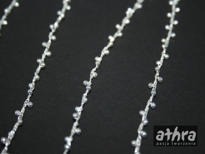 Łańcuszek przeplatany kulkami 2,5mm, SATCSQRS18D