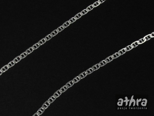 www_athra_pl_G50 łańcuszek Ag wzór Gucci marynistyczny 50cm srebrny