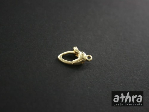 www_athra_pl_DVO02/D zapięcie ozdobne pozłacane do łańcuszków lub bransoletki typu karabińczyk