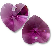 6202 Amethyst 10,3x10mm serce (1 sztuka)