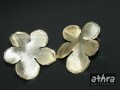 www_athra_pl_FLOWERD kolczyki kwiaty na sztyfcie pozłacane  artystyczne