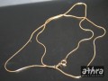 www_athra_pl_SNAKE60D łańcuszek żmijka okrągła 0,9 srebrna pozłacana 60cm