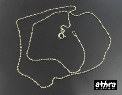 Łańcuszek kulkowy 1mm,  KUL50