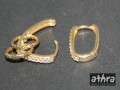 www_athra_pl_SM4927-10,5X1,5/D kółko pozłacane diamentowane w połączeniu z biglami na zatrzask