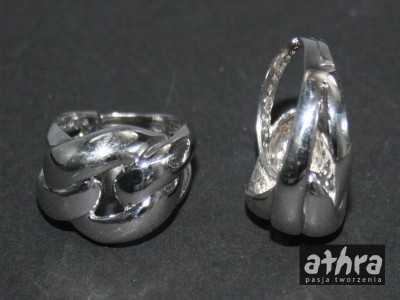 Pierścionek rodowany regulowany, M31/R