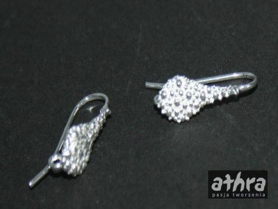 Bigle srebrne   do kolczyków, SM6309