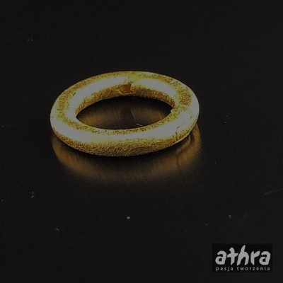 Zapięcie satynowane, pozłacane, na zatrzask, CH20/SAT/D