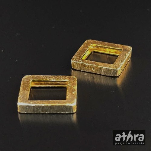 www_athra_pl_PS18/D przekładka kwadrat 18mm pozłacany satynowy