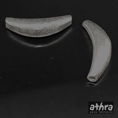 Rurka łuk róg, satyna , RSL25x2