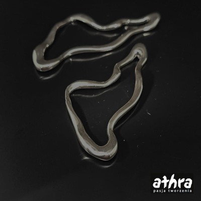 Element zapięcia oksydowany,  nieregularny, ZAP61X30/O