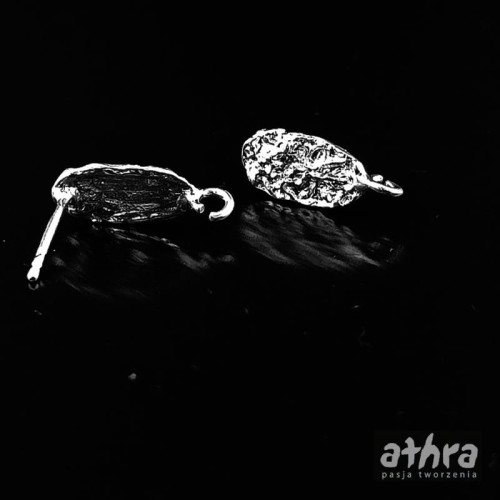 www_athra_pl_SZT8X14 sztyft do kolczyka owal z kółkiem do podwieszenia