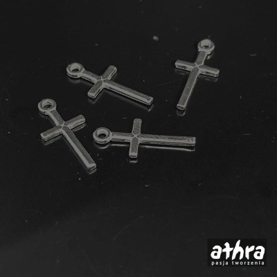 Zawieszka srebrna, krzyżyk, S1G