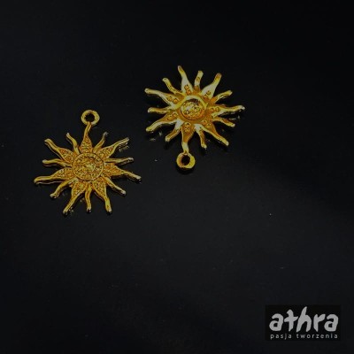 Przywieszka pozłacana słońce, ZL17/D