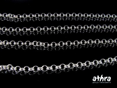 Łańcuszek, kółeczka z płaskiego drutu, RL5V