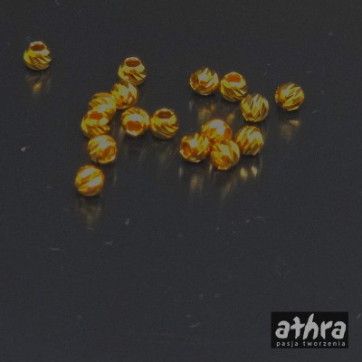 Kulka diamentowana pozłacana 2,5 mm,  BB25H12/D