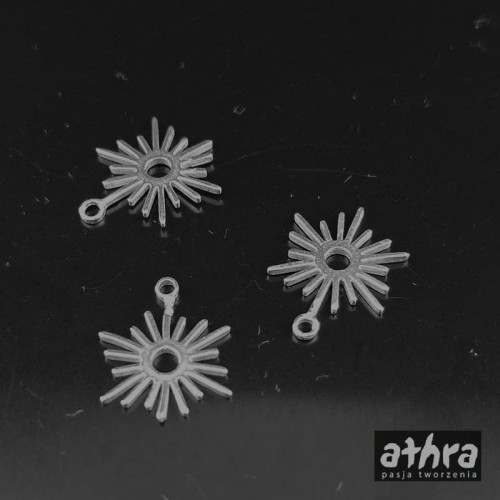 www_athra_pl_ SUN10 zawieszka srebrna słońce 10mm kolekcja BoHo