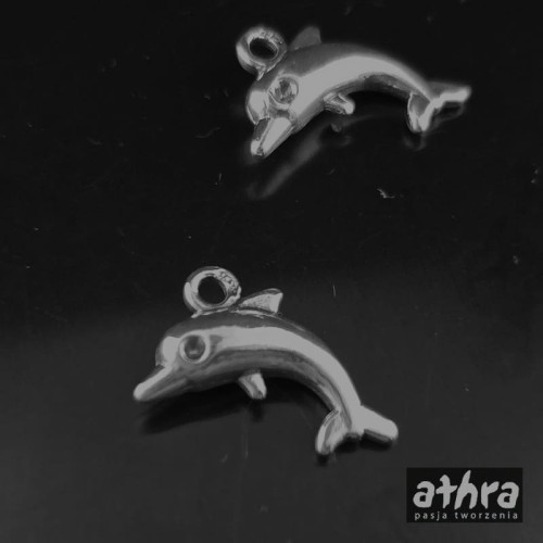 www_athra_pl_ZL116/O zawieszka srebrna oksydowana delfin