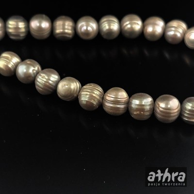 Perły słodkowodna szara barok 10mm, PER10SZ