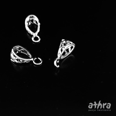 Zawieszka  pozłacana do wisiorka, ażurowa , ZW116/D