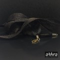 www_athra_pl_TYTCZ taśma tytanowa czarna 70cm ze srebrnym zapięciem