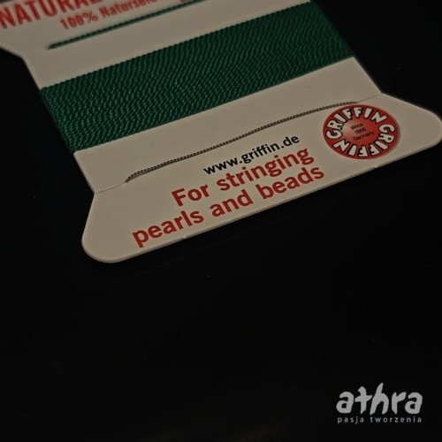 www_athra_pl_NJ8 nitka jedwabna 0,5mm ciemna zieleń