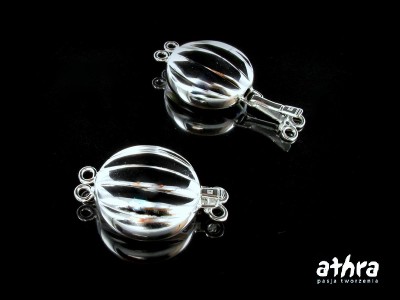 Zapięcie szufladkowe, okrągłe, na dwa sznury, CH0619-2