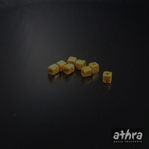 www_athra_pl_SAT3X3/D kostka 3X3 satynowa pozłacana