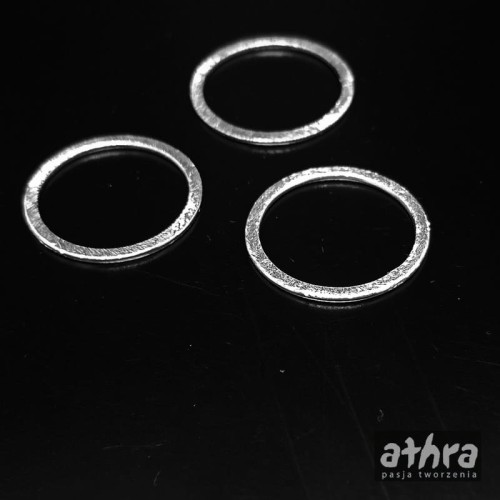 www_athra_pl_KSAT25 kółko srebrne Ag satynowe 25mm