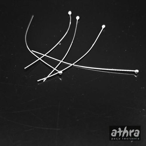 www_athra_pl_SZK50/0,5 szpilka 5cm srebrna Ag z cieniutkiego drutu 0,5mm