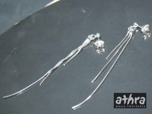 www_athra_pl_SN2/4/6 kolczyki sztyfty z podwieszonymi łańcuszkami